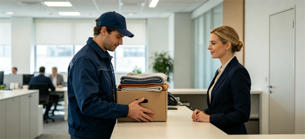 Blanket sample courier delivery for institutional blanket procurement, inspection and supply planning