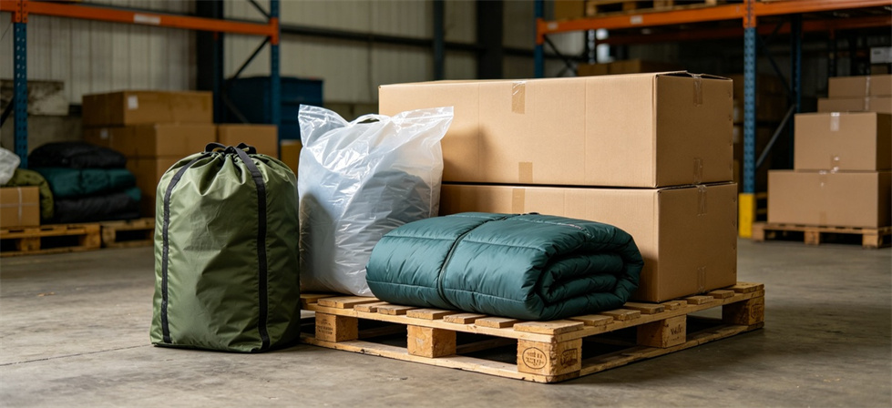 Sleeping bag yrf packing shown for yrf textile sleeping bag packing options in institutional sleeping bag procurement review