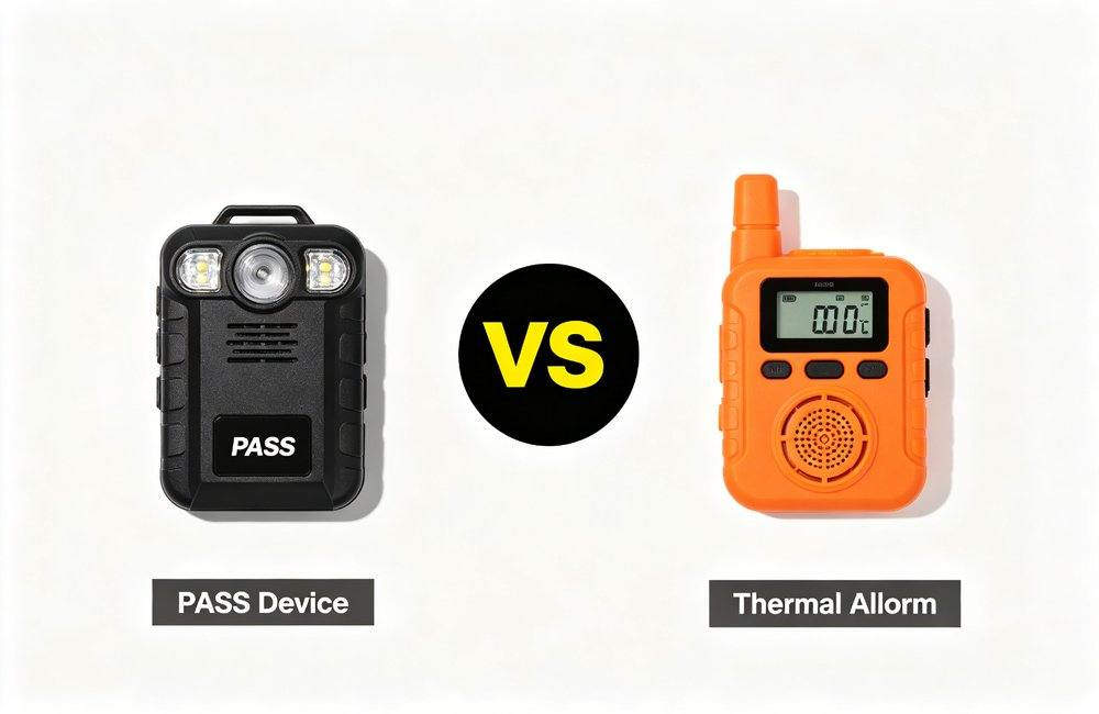 firefighter equipment customization colors PASS device rope