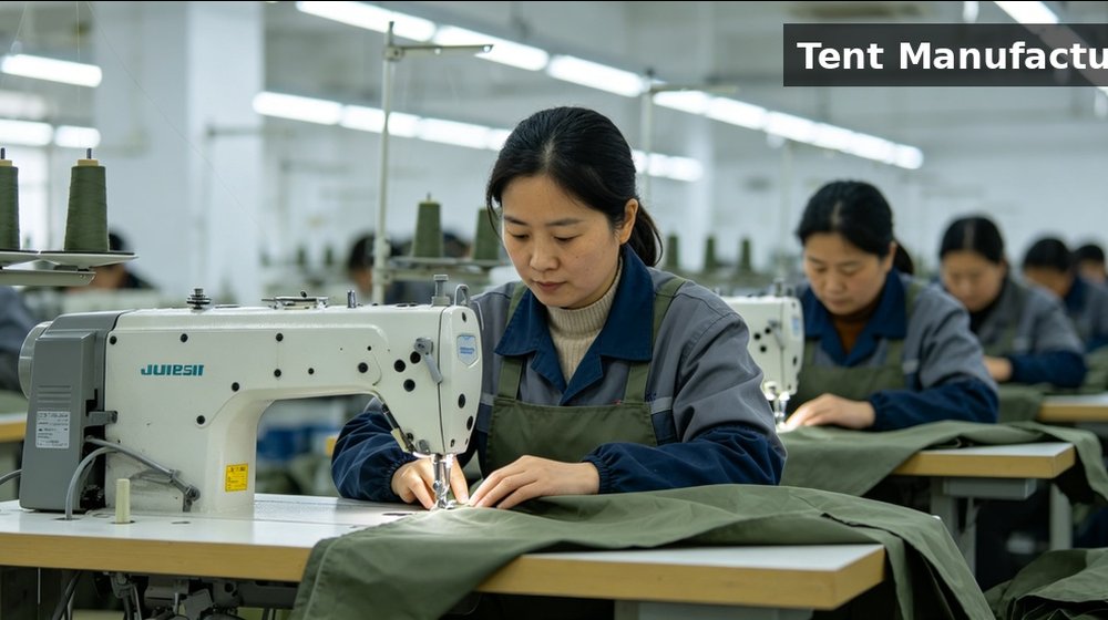Hospital field medical supply image showing factory sewing tent fabric asian for temporary clinics, disaster response and institutional procuremen