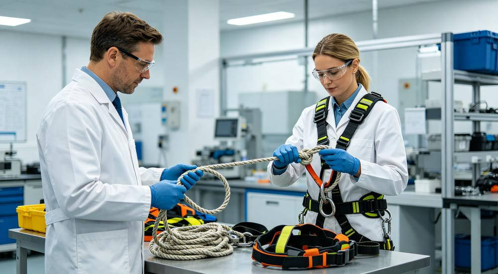 Laboratory quality inspection process for rescue equipment testing and certification