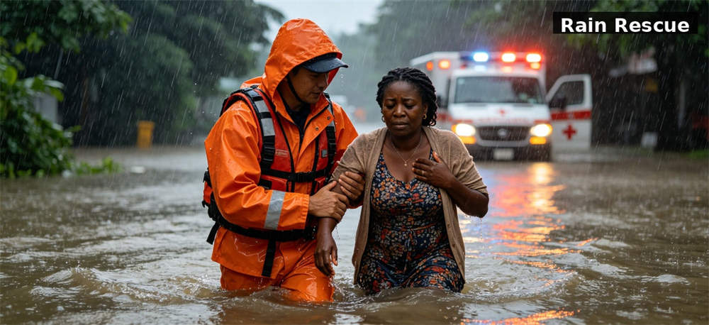 Raincoat orange pvc rain rescue for institutional procurement, inspection and supply planning