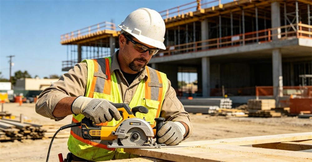 Construction work gloves building site protective hand safety gloves wholesale bulk supplier China