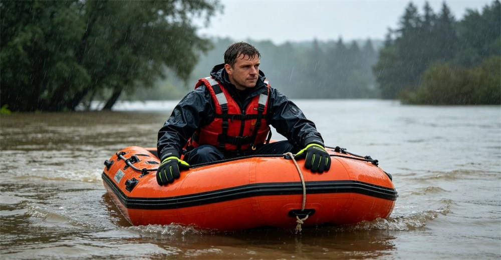 Waterproof gloves flood rescue emergency PPE disaster relief hand protection safety gloves wholesale bulk supplier China