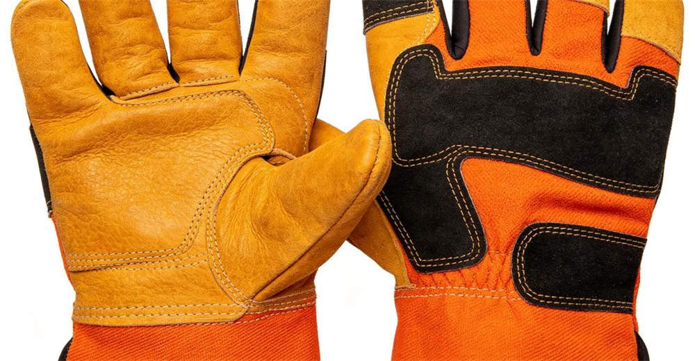 Heat resistant welding gloves stack artistic bulk flame retardant safety gloves wholesale bulk supplier China