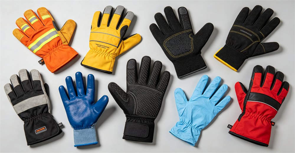 New collection safety gloves all types family set overview safety gloves wholesale bulk supplier China