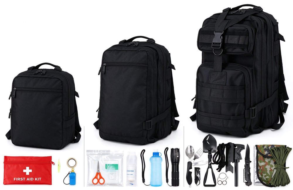 Three tiers comparison of disaster preparedness kits basic standard comprehensive configurations for different budget procurement and emergency response needs basic standard comprehensive configurations for different budget procurement and emergency response needs