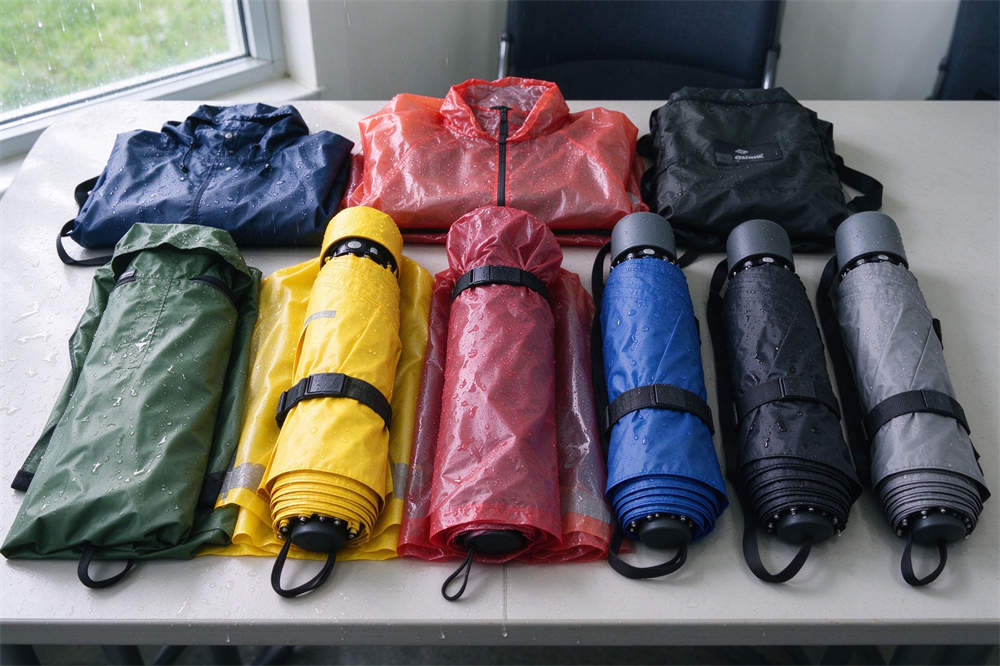 Rain poncho and raincoat collection multiple colors and styles, water safety kit rain protection for flood emergencies Rain poncho and raincoat collection multiple colors and styles, water safety kit rain protection for flood emergencies