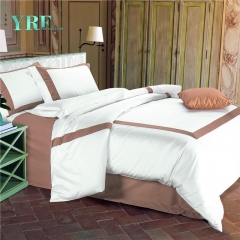 ropa de cama natural de lujo con sábanas