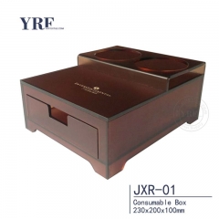 Bandeja decorativa de acrílico transparente