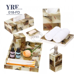 Bandeja cuadrada de servir de acrílico