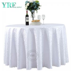 Polyester Western White Round Tablecloths