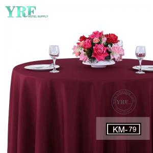 Polyester Overlay Round Table Cloth