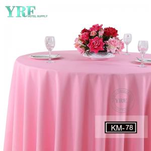 Pink Round Tablecloth For Wedding