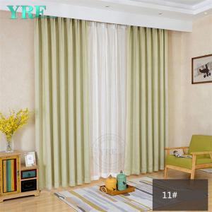 green blackout curtains