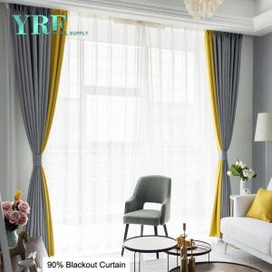 hotel style blackout curtains rod