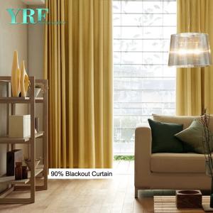 yellow blackout curtains