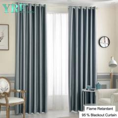 cortinas opacas de rayas grises