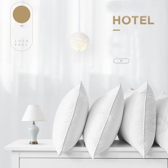 Comercio al por mayor de 5 estrellas almohada de hotel de tamaño estándar