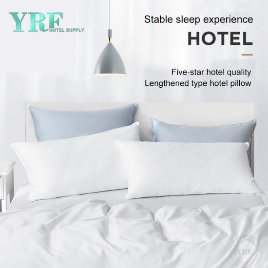Hotel de 5 estrellas personalizado al por mayor suave 100% algodón hotel poliéster almohada