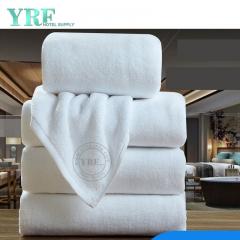 Toallas de algodón blanco de calidad hotelera suave