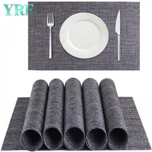 Oblong Holiday Dark Gray Placemats