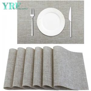 Oblong Outdoor Silver Grey Placemats