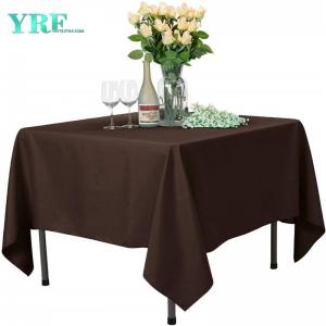 Square Table Cloths Pure Chocolaten Restaurant 70x70 inch