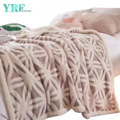 Manta de Sherpa con Estampado King Size