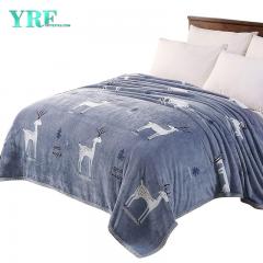 Mantas de cama con estampado floral de cervatillo supersuaves