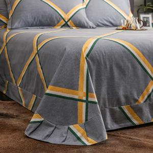 Geometric For Plaid Bedsheet