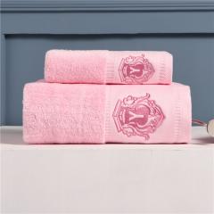 Toalla de baño de rizo rosa de alta calidad