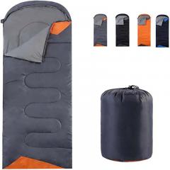 Saco de dormir de nailon ultraligero, portátil, compacto, para acampar al aire libre, para adultos y una persona.