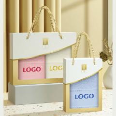 Toallas de regalo con logotipo, toalla de hotel de algodón personalizada