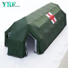 Carpa verde oliva para camping de 12 m² para ferias comerciales