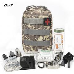 Paquete de emergencia de camuflaje militar de tela Oxford 1000D