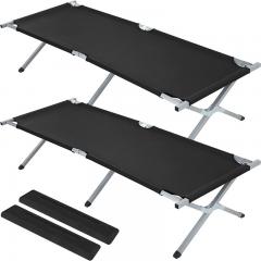 Cama plegable de emergencia de aluminio de 1900 × 640 mm