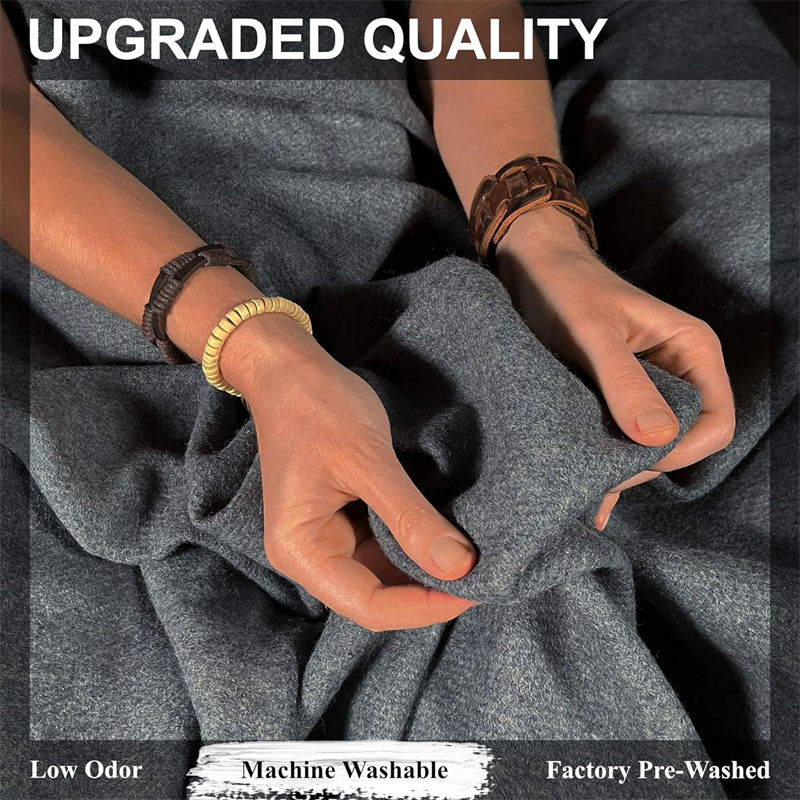 Chinese Factory B2B Wholesale Military-Grade Disaster Relief Blanket (US Market): 70% Wool Content + Moisture-Proof & Mold-Proof Complete Solution, ISO Certified for Emergency Scenarios